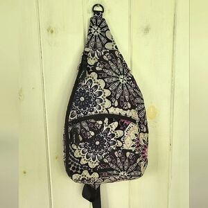 Vera Bradley Mimosa Medallion Shoulder One Strap Sling Backpack